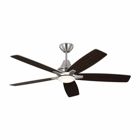 Lowden 52" Ceiling Fan Brushed Steel medium electric fans for multi-room use