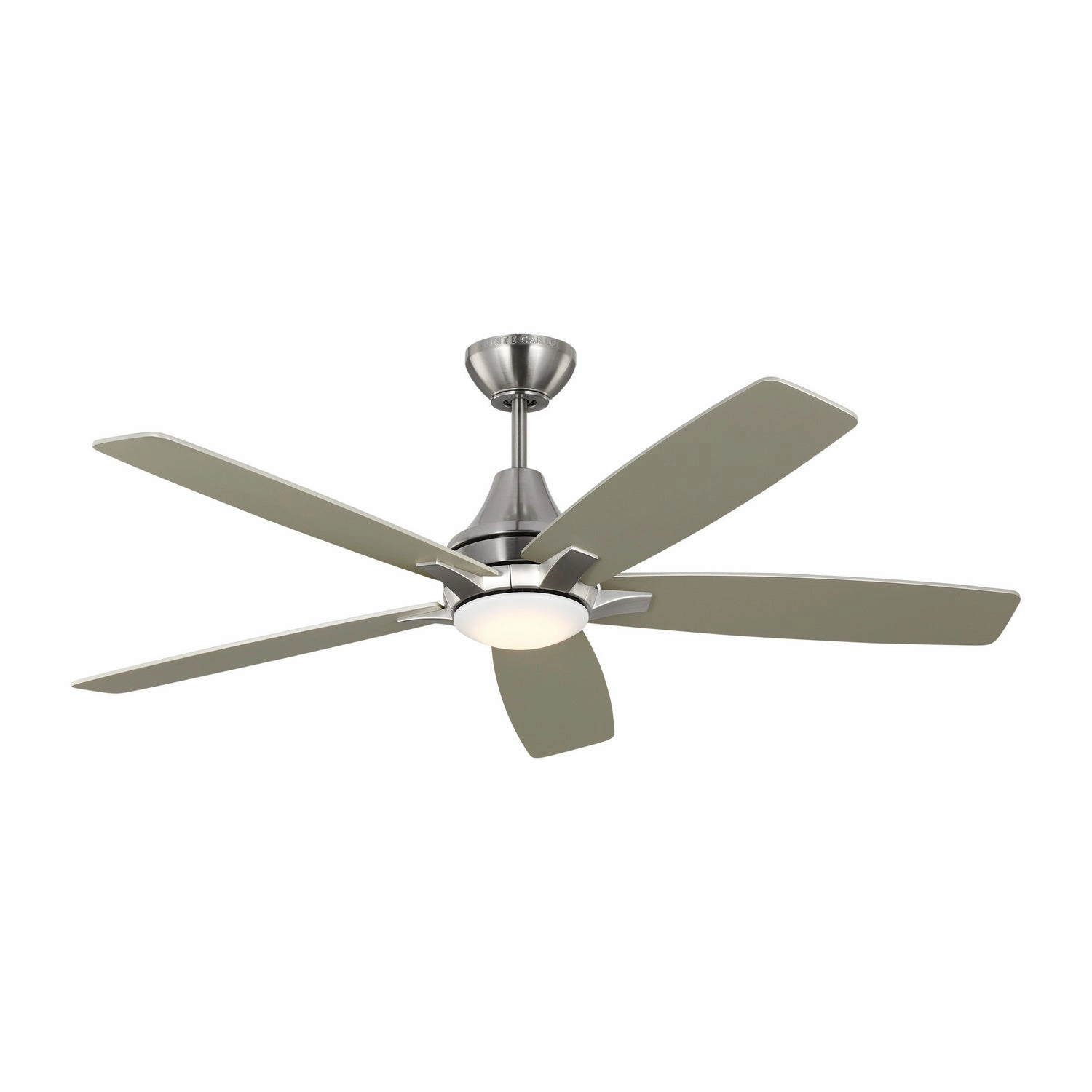 Lowden 52" Ceiling Fan Brushed Steel