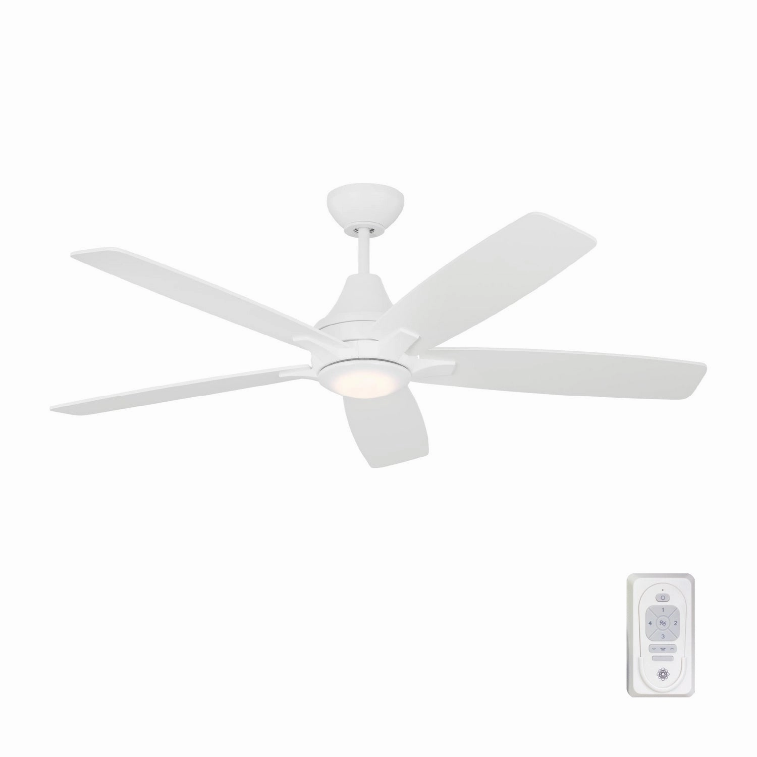 Lowden 52" Ceiling Fan Matte White