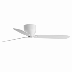 Lowell 52"Ceiling Fan Matte White medium size fans for home ventilation