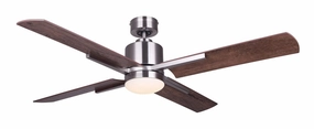 Loxley 52"Ceiling Fan Brushed Nickel medium size fans for home ventilation