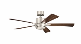 Lucian Elite 52"Ceiling Fan Brushed Nickel medium size fans for home ventilation