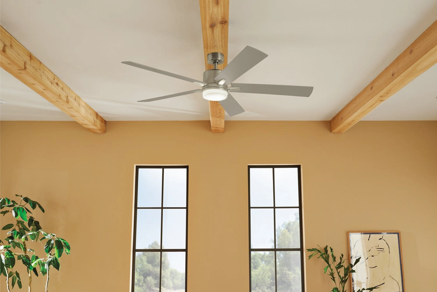 Lucian Elite XL 60"Ceiling Fan Brushed Nickel