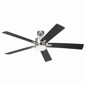 Lucian Elite XL 60"Ceiling Fan Polished Nickel affordable medium fans for summer