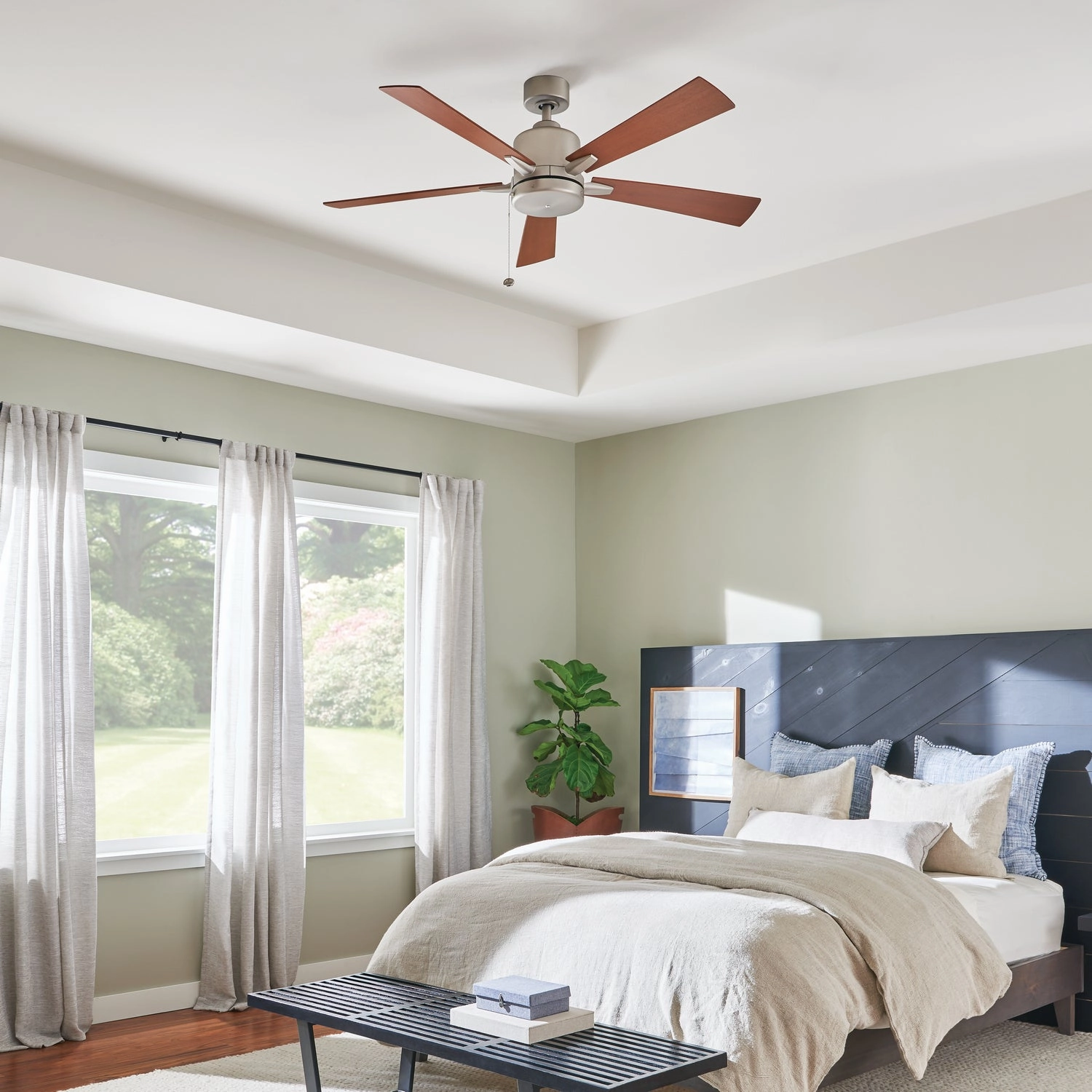Lucian II 52"Ceiling Fan Brushed Nickel