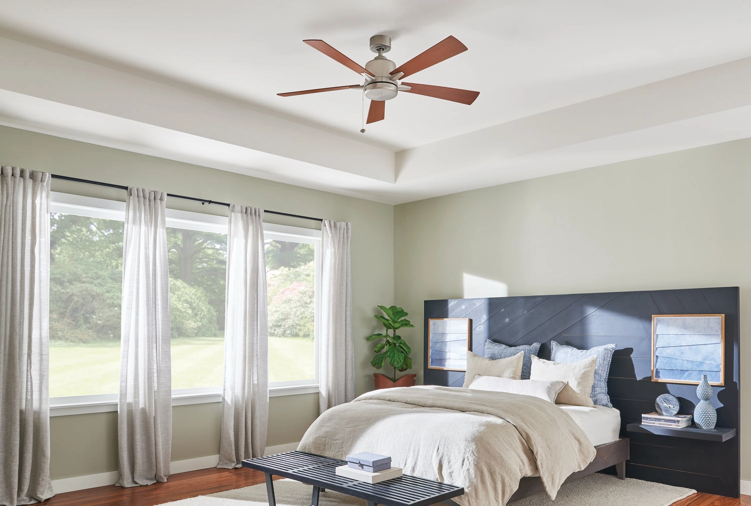 Lucian II 52"Ceiling Fan Brushed Nickel
