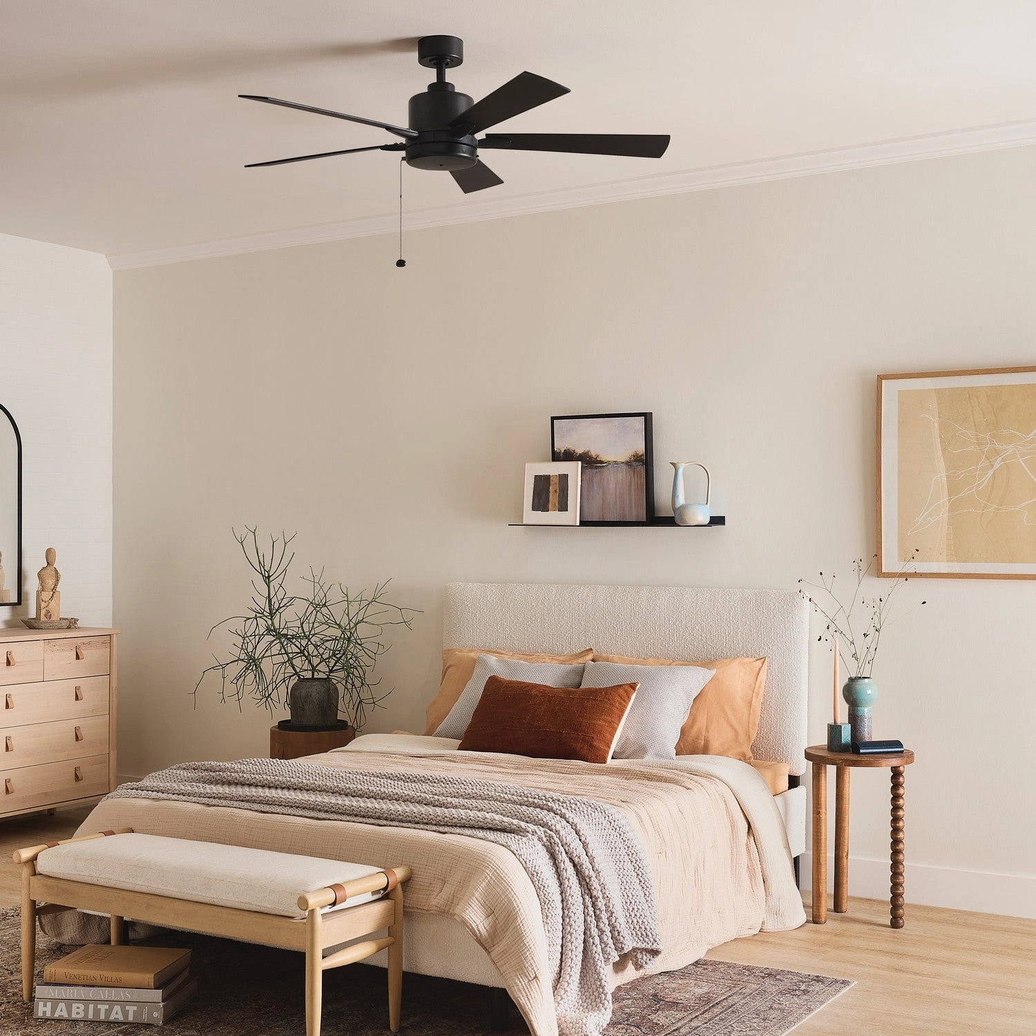 Lucian II 52"Ceiling Fan Satin Black