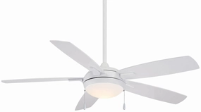 Lun-Aire 54" Ceiling Fan White mini handheld fan for personal travel use