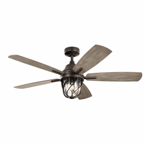 Lydra 52"Ceiling Fan Olde Bronze energy-efficient medium fans with remote