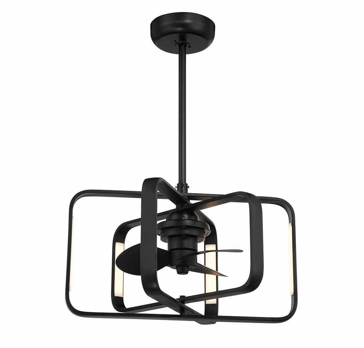 Lynx LED Fan D'Lier Matte Black