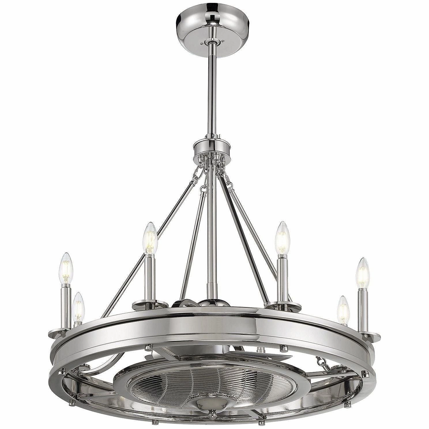 Lyon 8-Light Fan D'Lier modern fandeliers for living rooms
