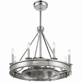 Lyon 8-Light Fan D'Lier modern fandeliers for living rooms