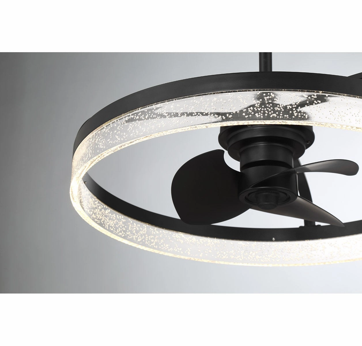 Lyria LED Fan D'Lier Matte Black
