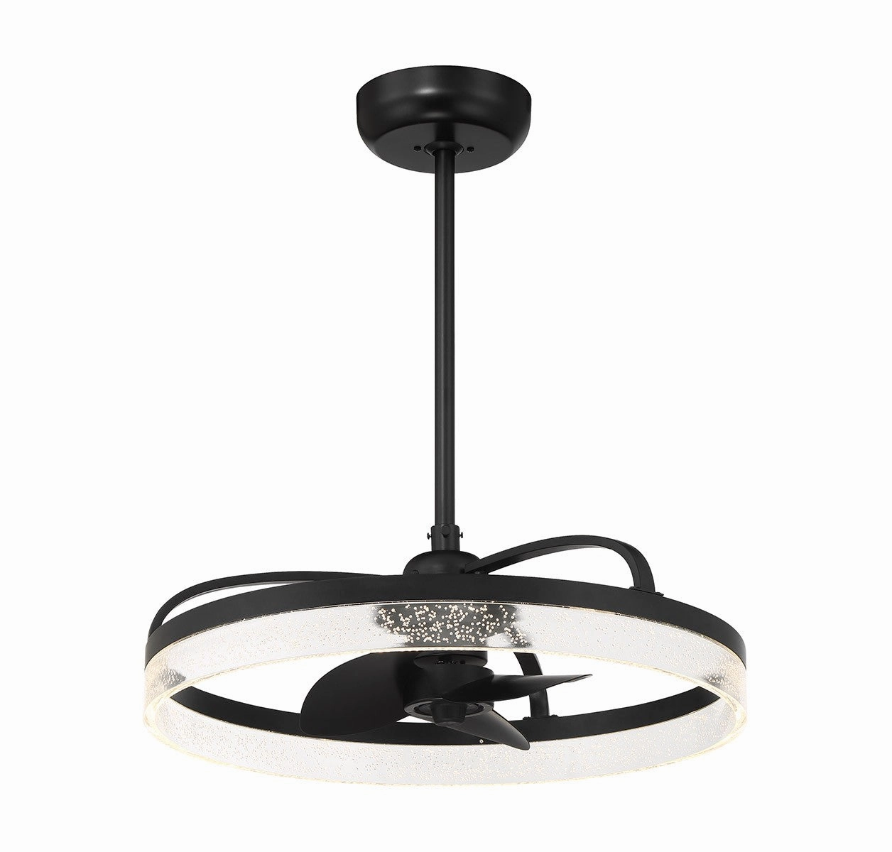 Lyria LED Fan D'Lier Matte Black