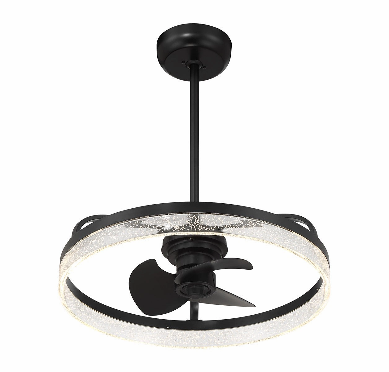 Lyria LED Fan D'Lier Matte Black