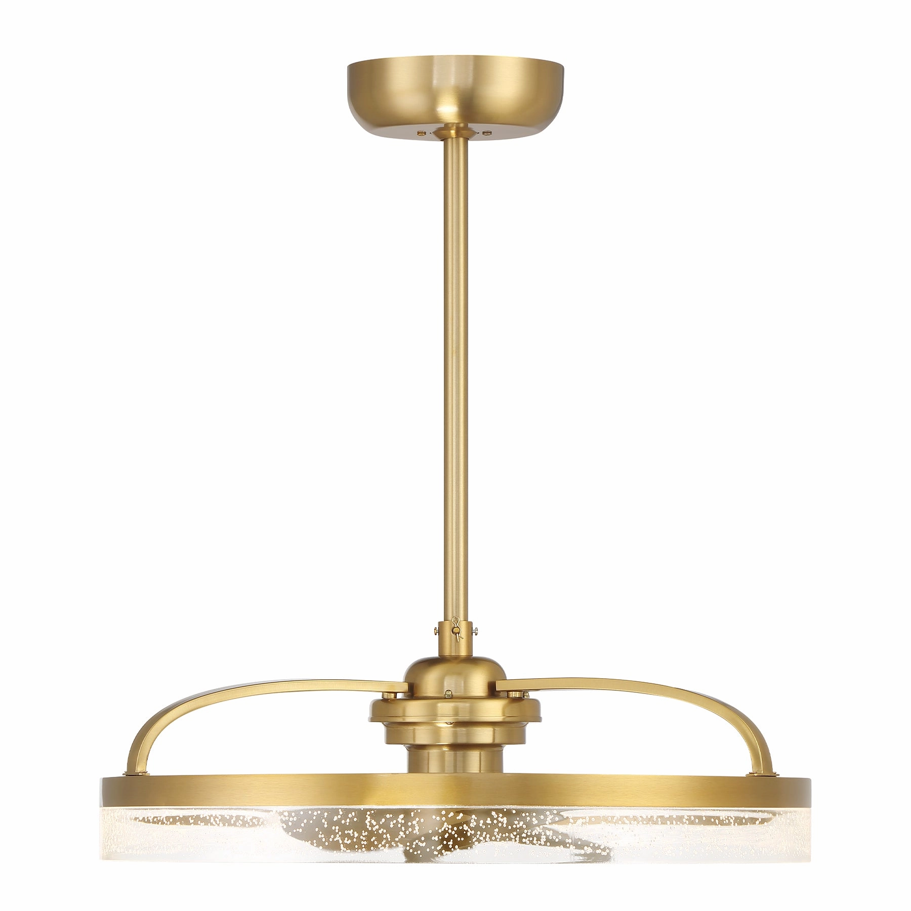 Lyria LED Fan D'Lier Warm Brass