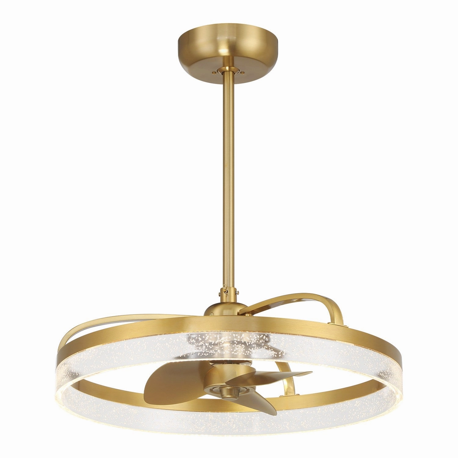 Lyria LED Fan D'Lier Warm Brass