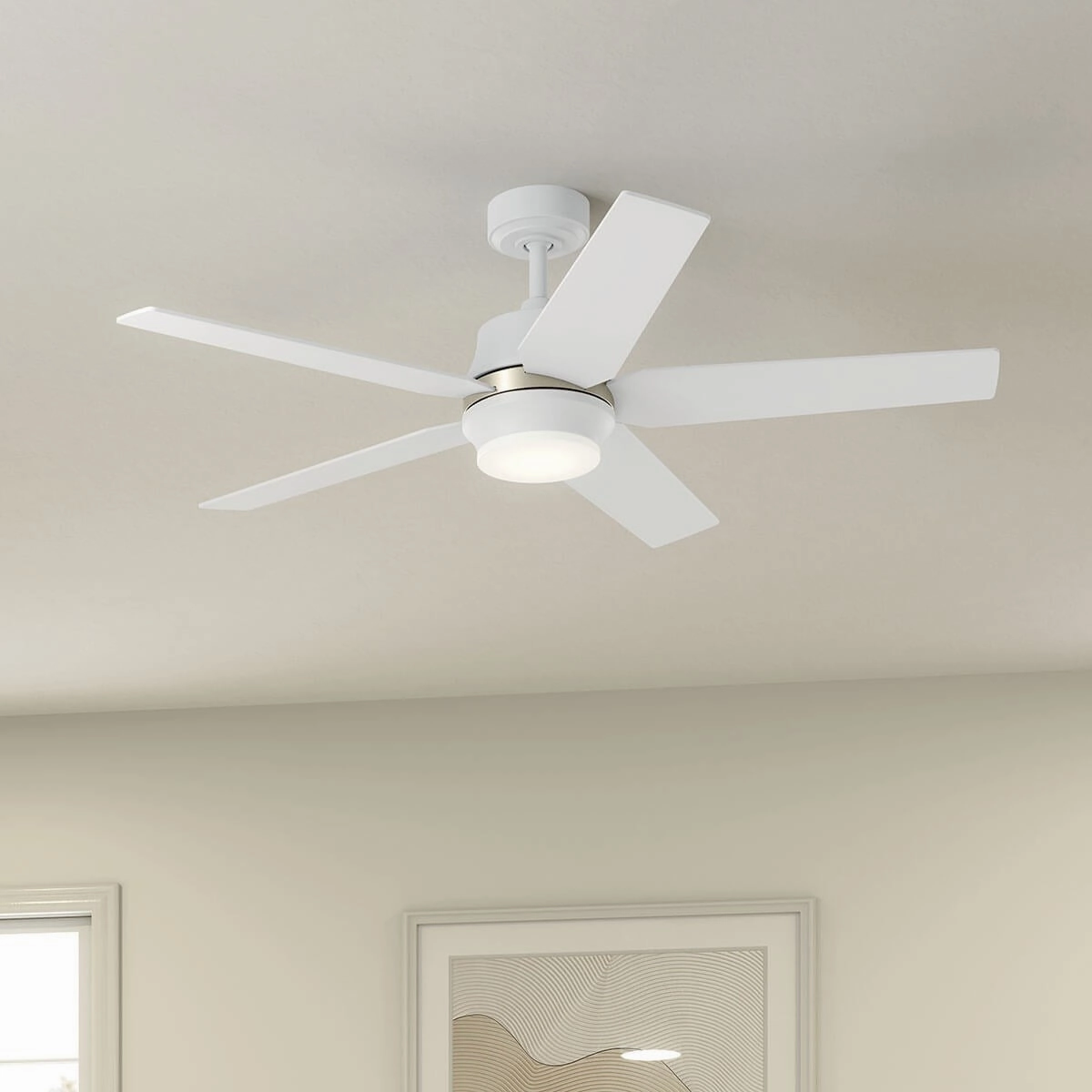 Maeve 52"Ceiling Fan Matte White