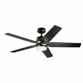 Maeve 52"Ceiling Fan Satin Black mini handheld fan for personal travel use