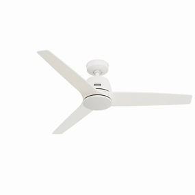 Malden 52"Ceiling Fan Matte White portable medium fans with handle design
