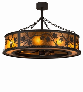 Maple Leaf Eight Light Chandel-Air decorative fandeliers with lights