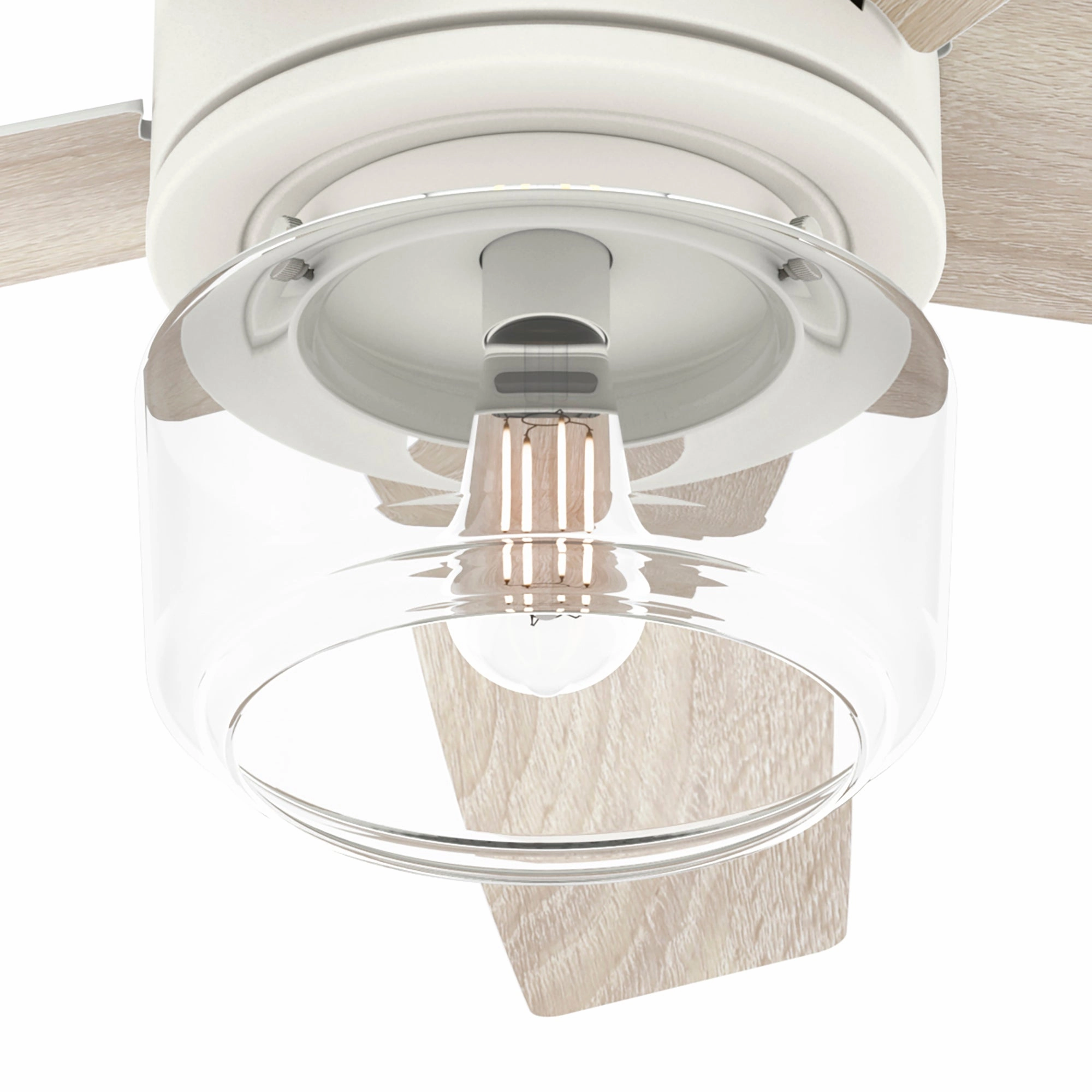 Margo 52"Ceiling Fan Textured White
