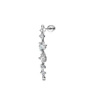 Maria Black Jewellery Arctic Earring Medium, Silver