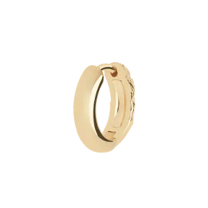 Maria Black Jewellery Axton Huggie 9, Gold HP (Single)