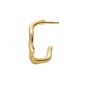 Maria Black Jewellery Branch Hoop, Gold