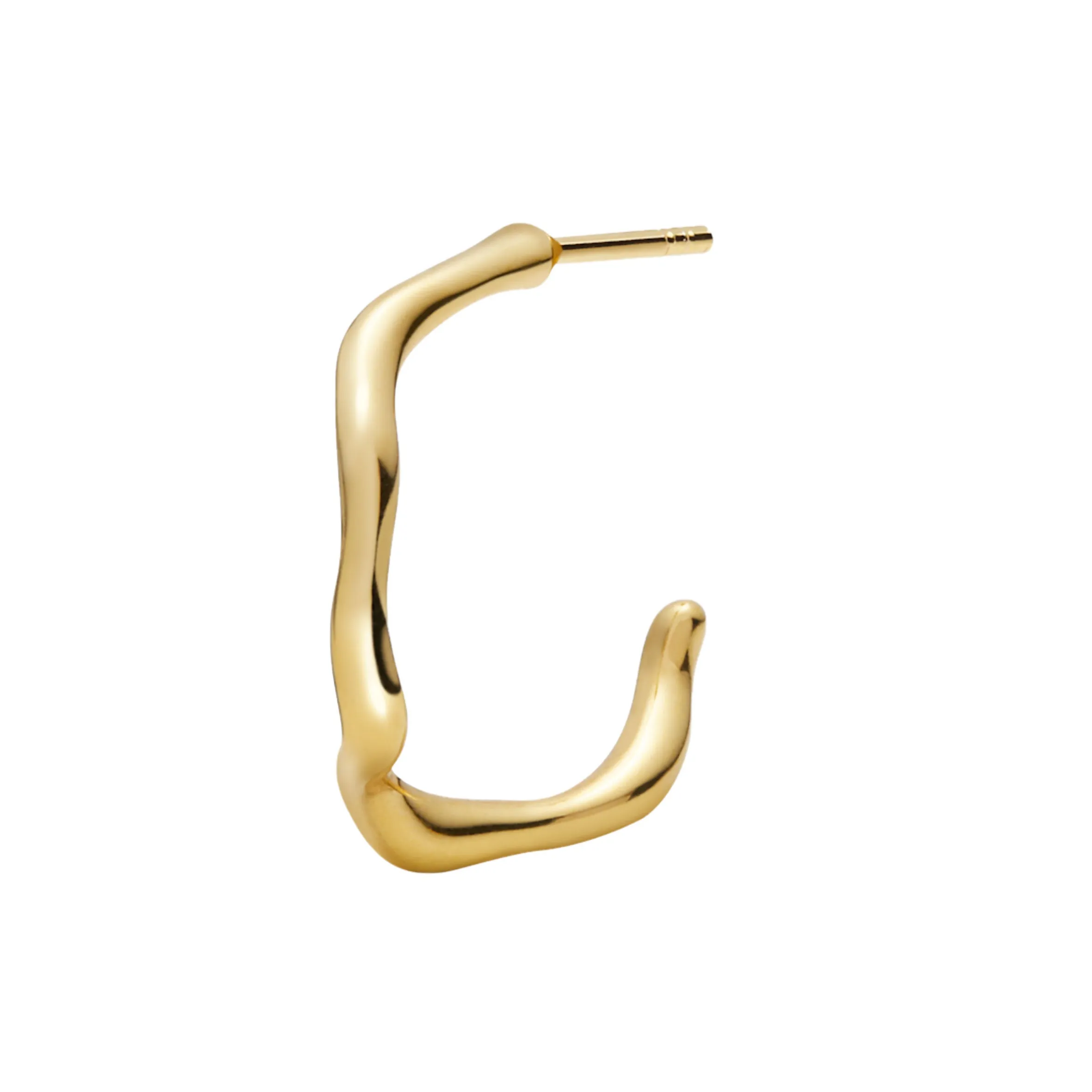 Maria Black Jewellery Branch Hoop, Gold