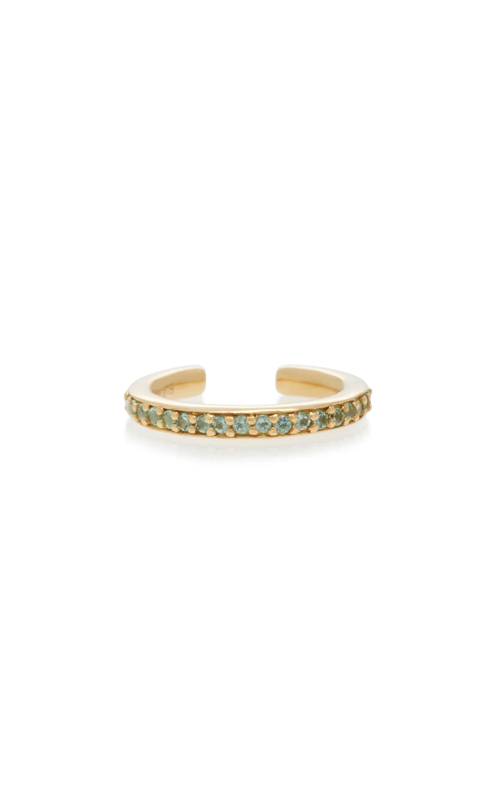 Maria Black Jewellery Colore Earcuff, Gold/Mint