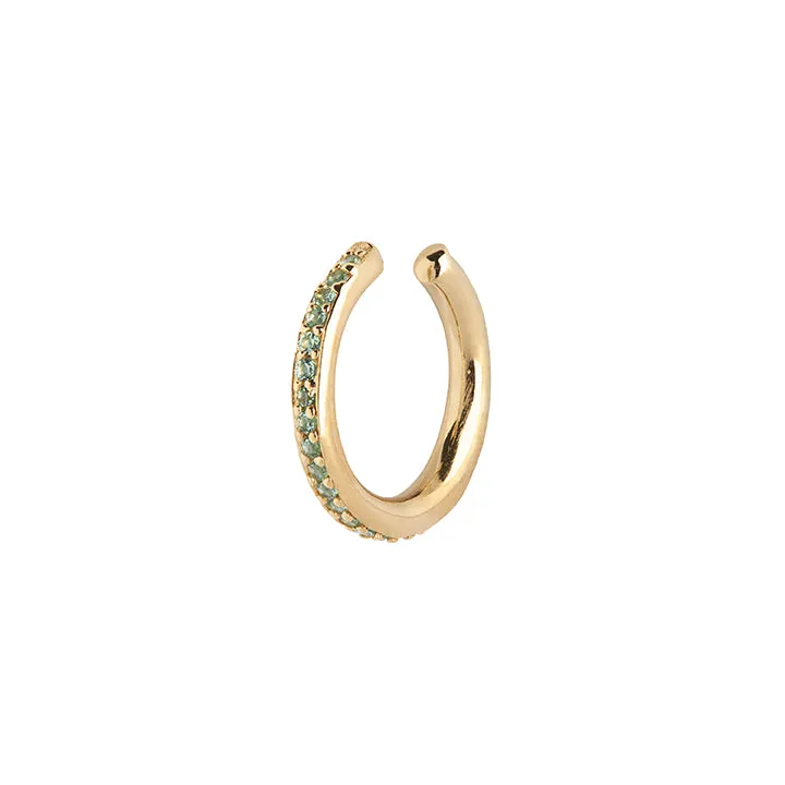 Maria Black Jewellery Colore Earcuff, Gold/Mint