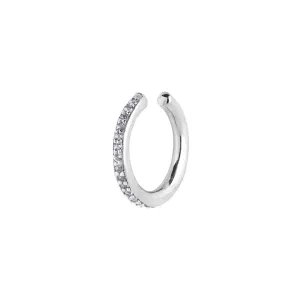 Maria Black Jewellery Colore Earcuff, Silver/Violet