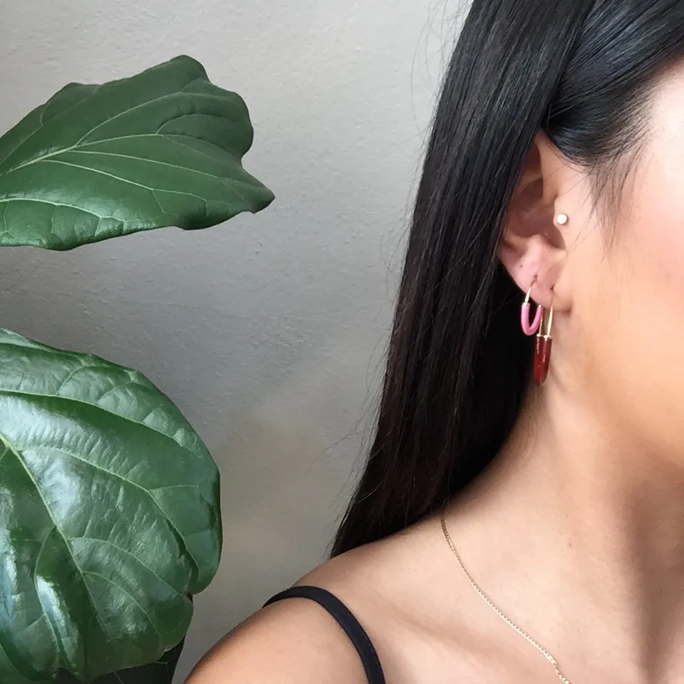 Maria Black Jewellery Delicate 18 Picante Hoop, Gold