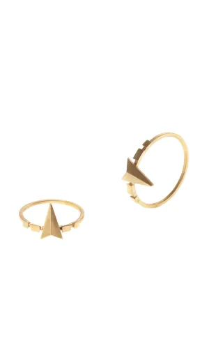 Maria Black Jewellery d'Or Ring, Matte Gold