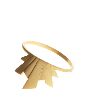 Maria Black Jewellery Frey Ring, Matte Gold