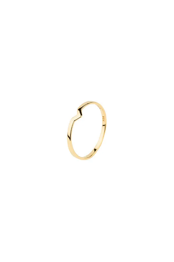 Maria Black Jewellery Hero Ring, Gold