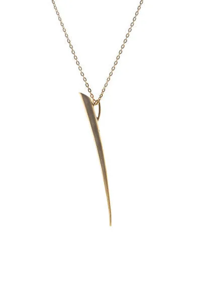 Maria Black Jewellery Jett Necklace, Gold