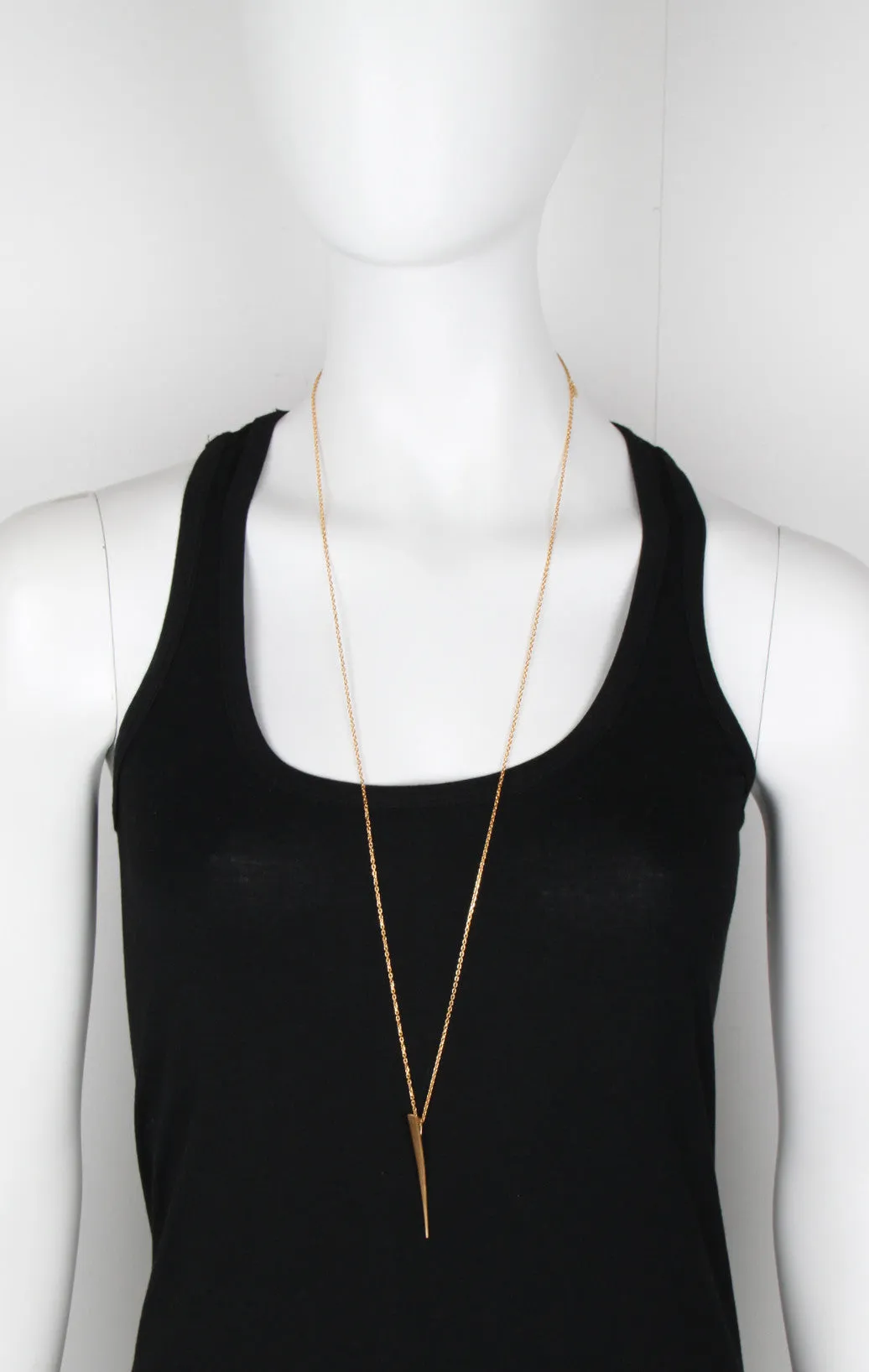 Maria Black Jewellery Jett Necklace, Gold