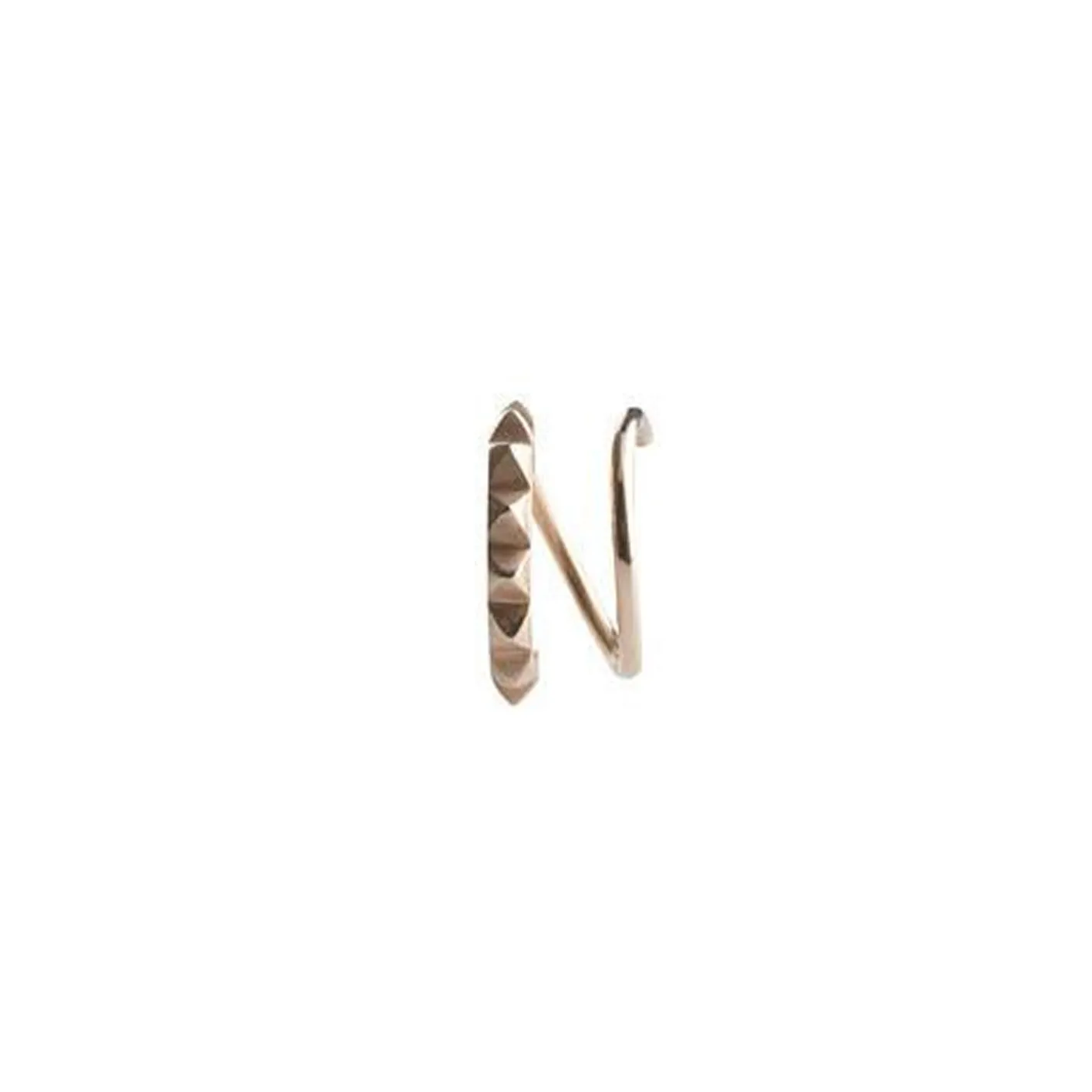 Maria Black Jewellery Klaxon Twirl Earring, Rose Gold