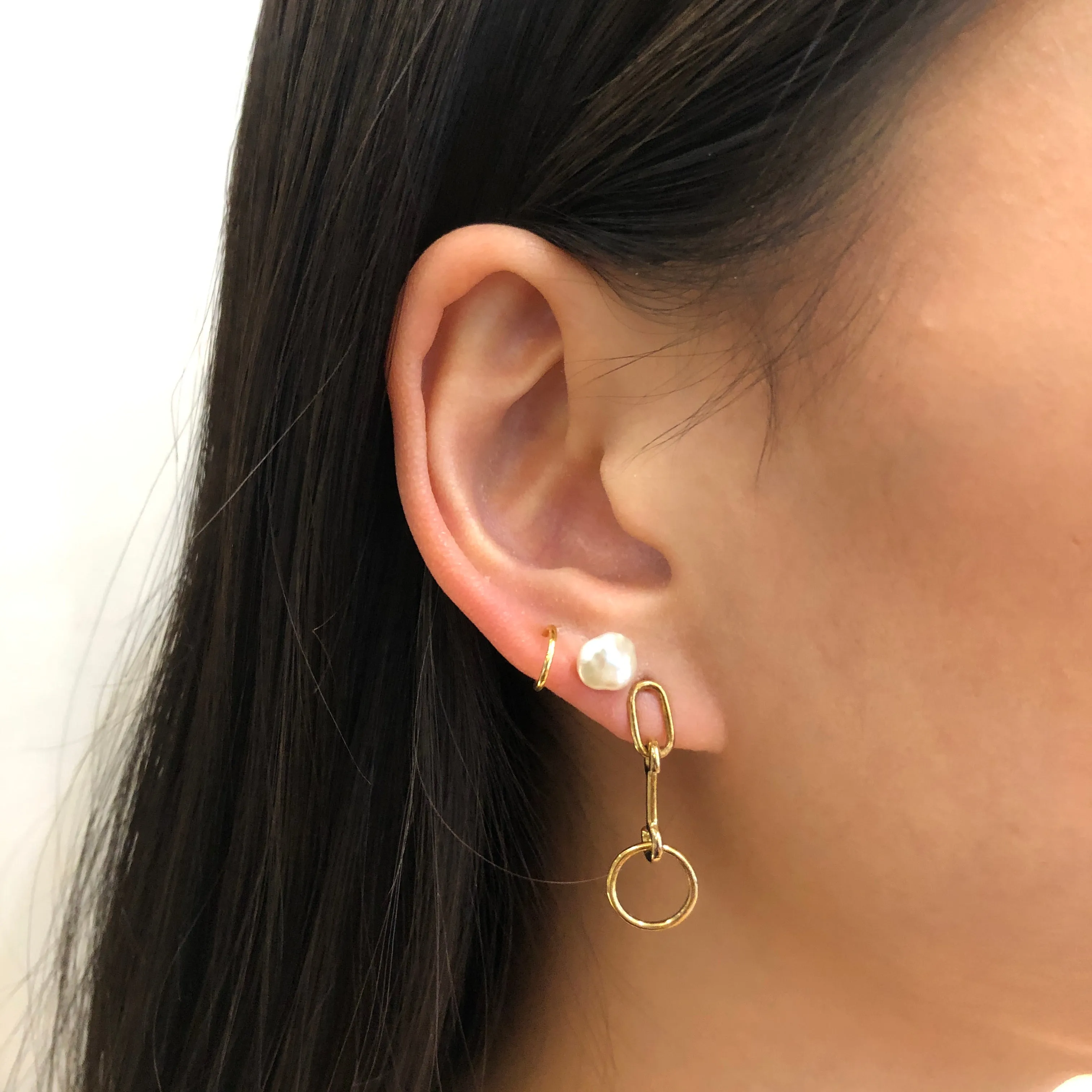 Maria Black Jewellery Knight Earring, Gold