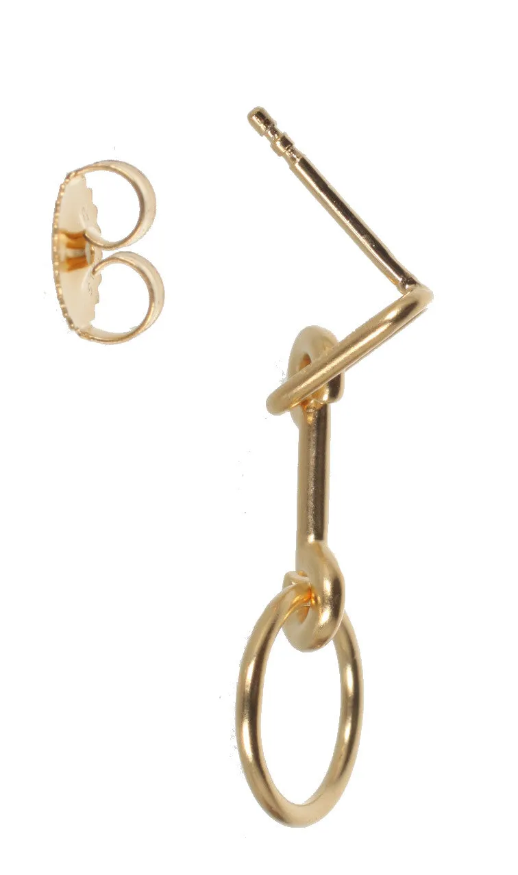 Maria Black Jewellery Knight Earring, Gold