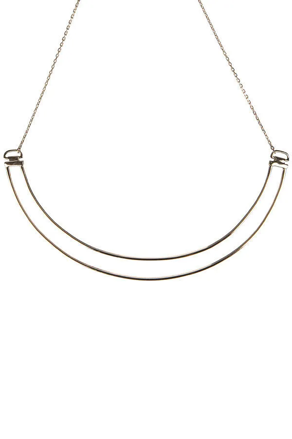 Maria Black Jewellery Love Bite Necklace, Rose Gold