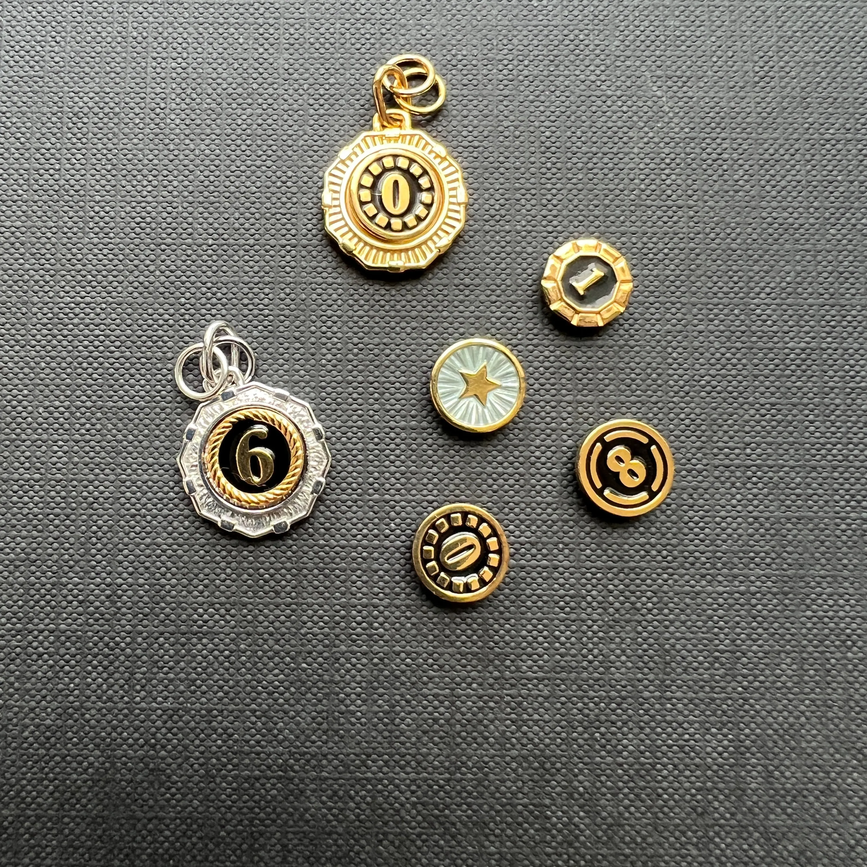 Maria Black Jewellery Lucky Number Coin