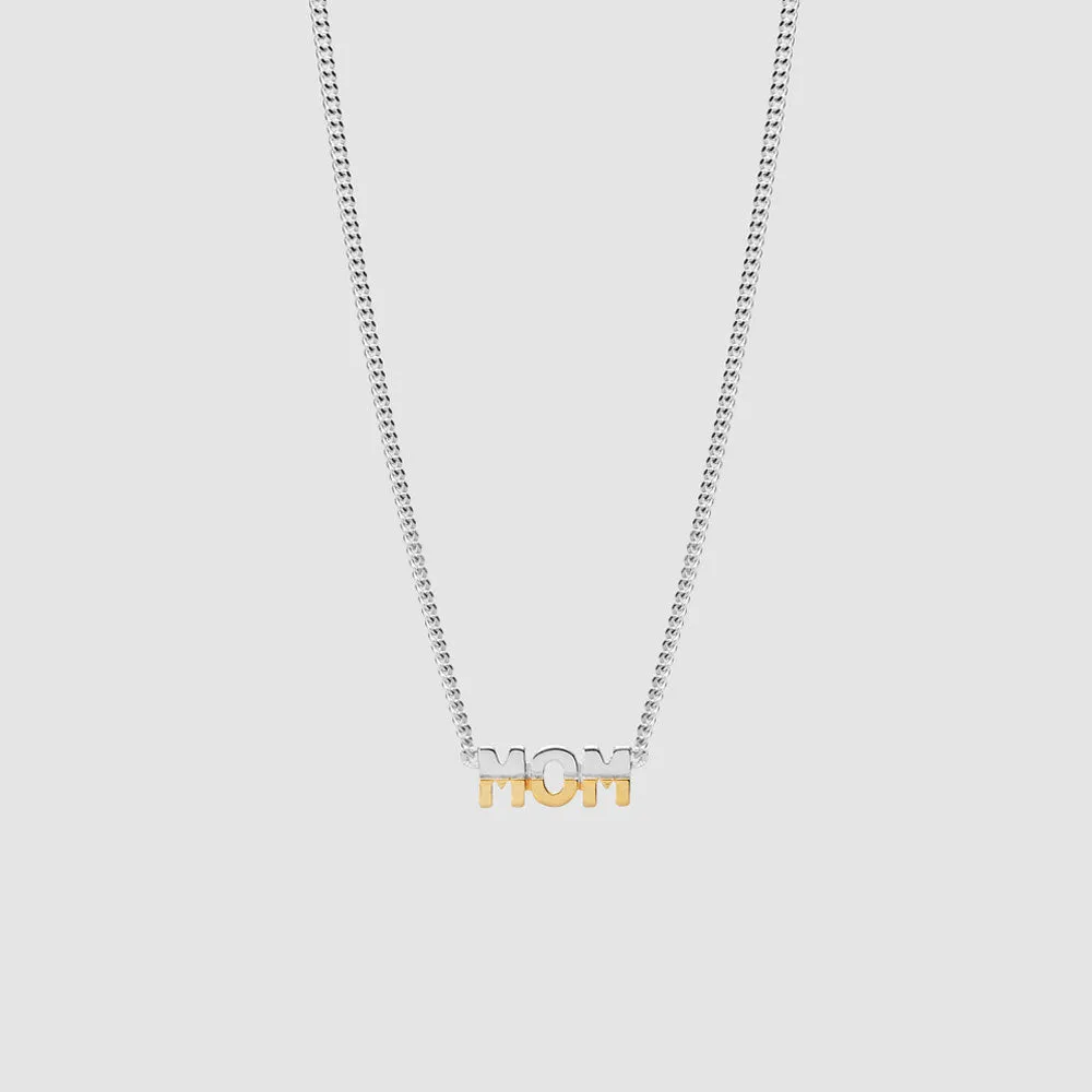 Maria Black Jewellery Mom Two-Tone 43 Necklace Silver/Gold