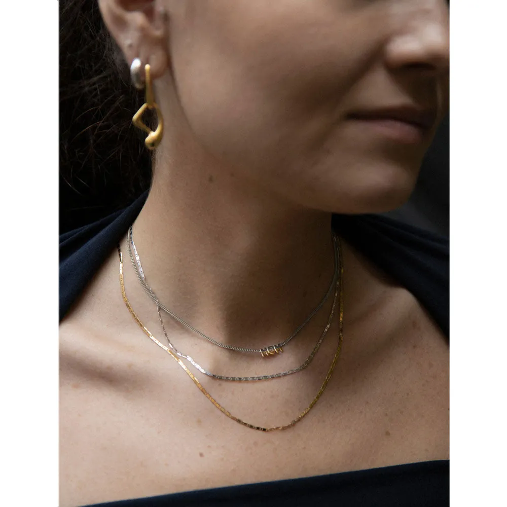 Maria Black Jewellery Mom Two-Tone 43 Necklace Silver/Gold