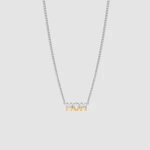 Maria Black Jewellery Mom Two-Tone 43 Necklace Silver/Gold