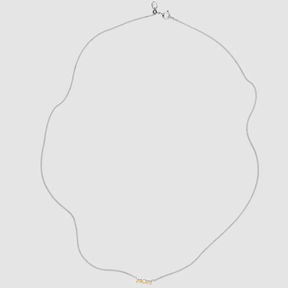 Maria Black Jewellery Mom Two-Tone 43 Necklace Silver/Gold