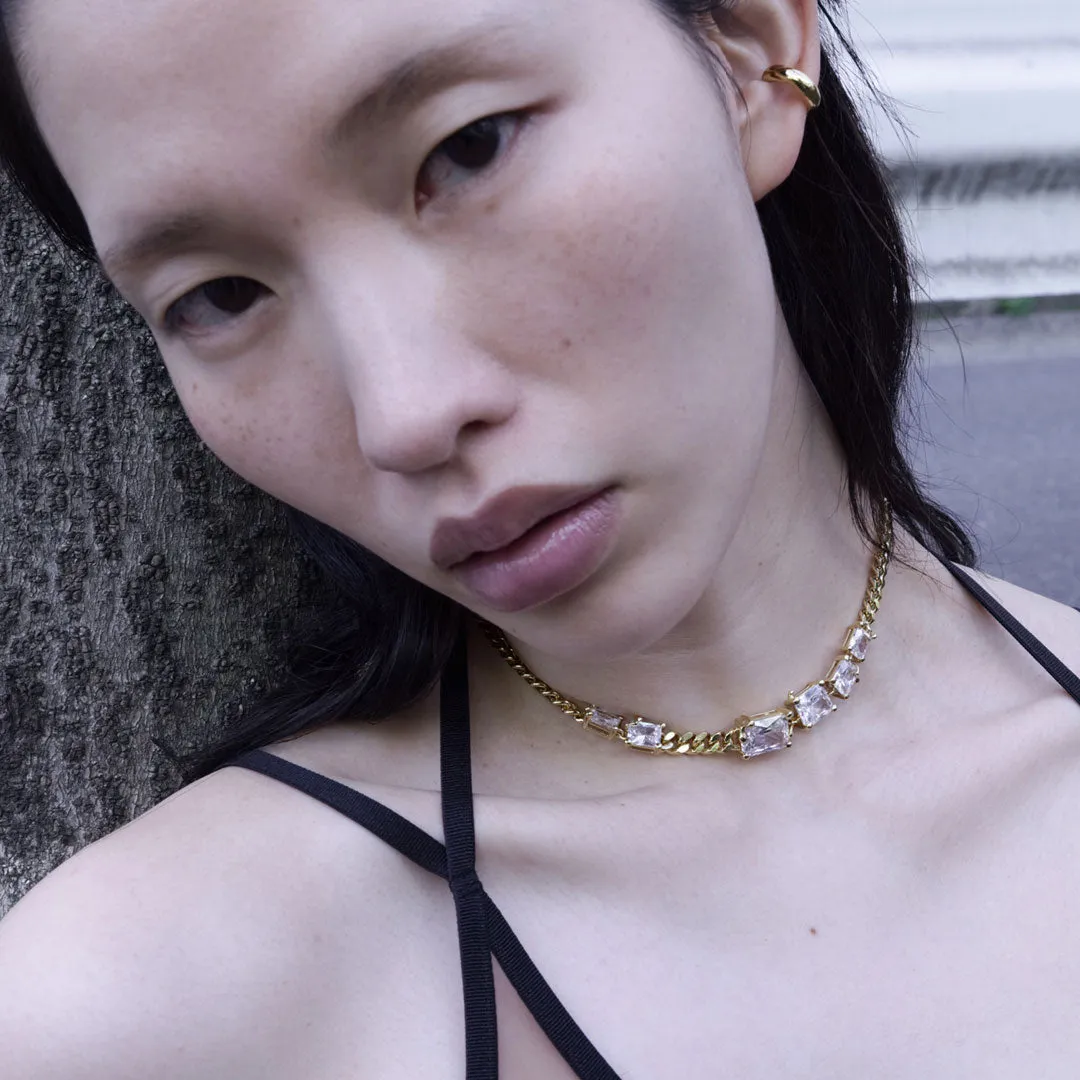 Maria Black Jewellery Omotesando Chuck Ear Cuff, Silver