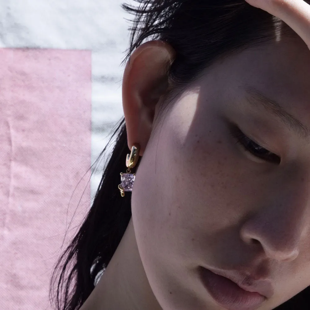 Maria Black Jewellery Omotesando Cider Hoop, Gold